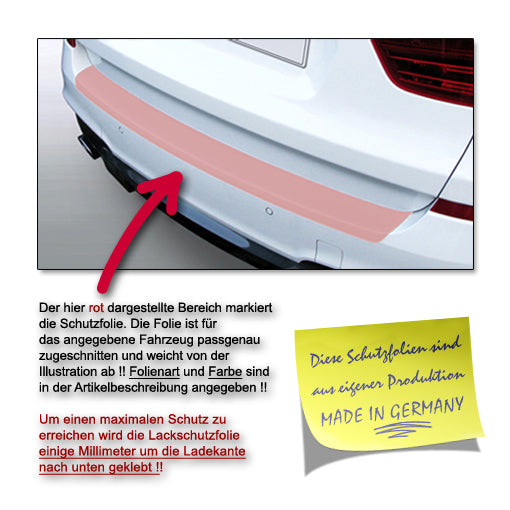 Lackschutzfolie Ladekantenschutz für FORD